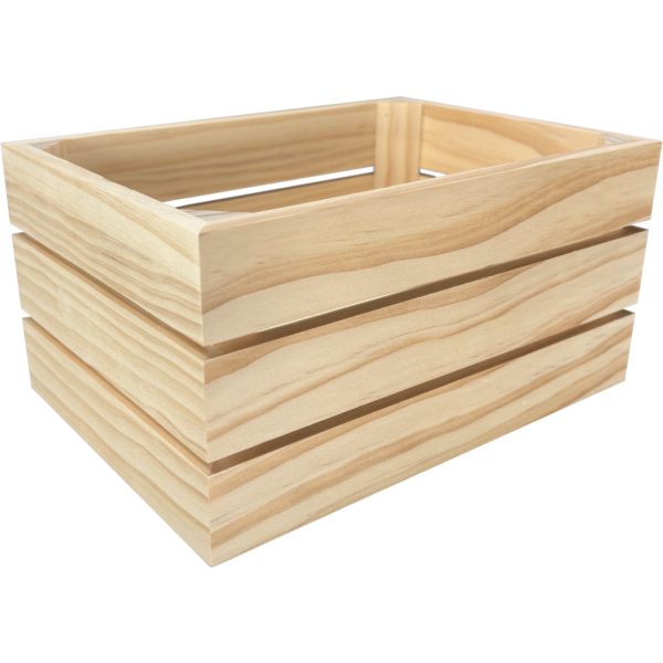 Bierverpakking, Kist Hout 6 flessen 20.5x14.5x10.3cm doos a 14 stuks
