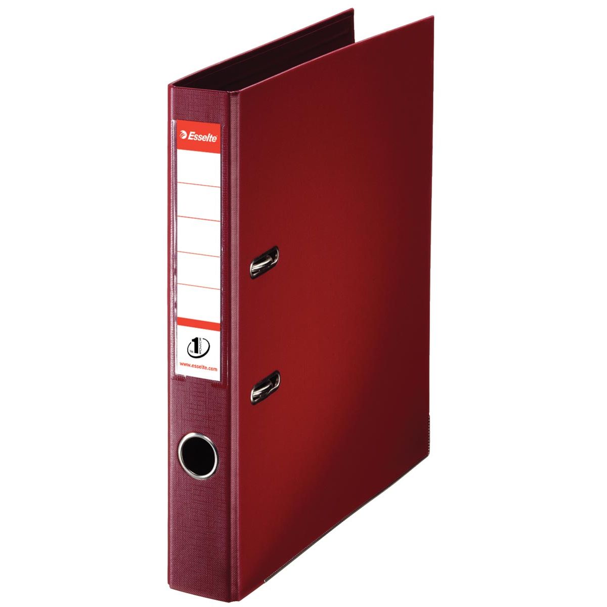 Esselte - Power N°1 burgundy binder, spine 5 cm