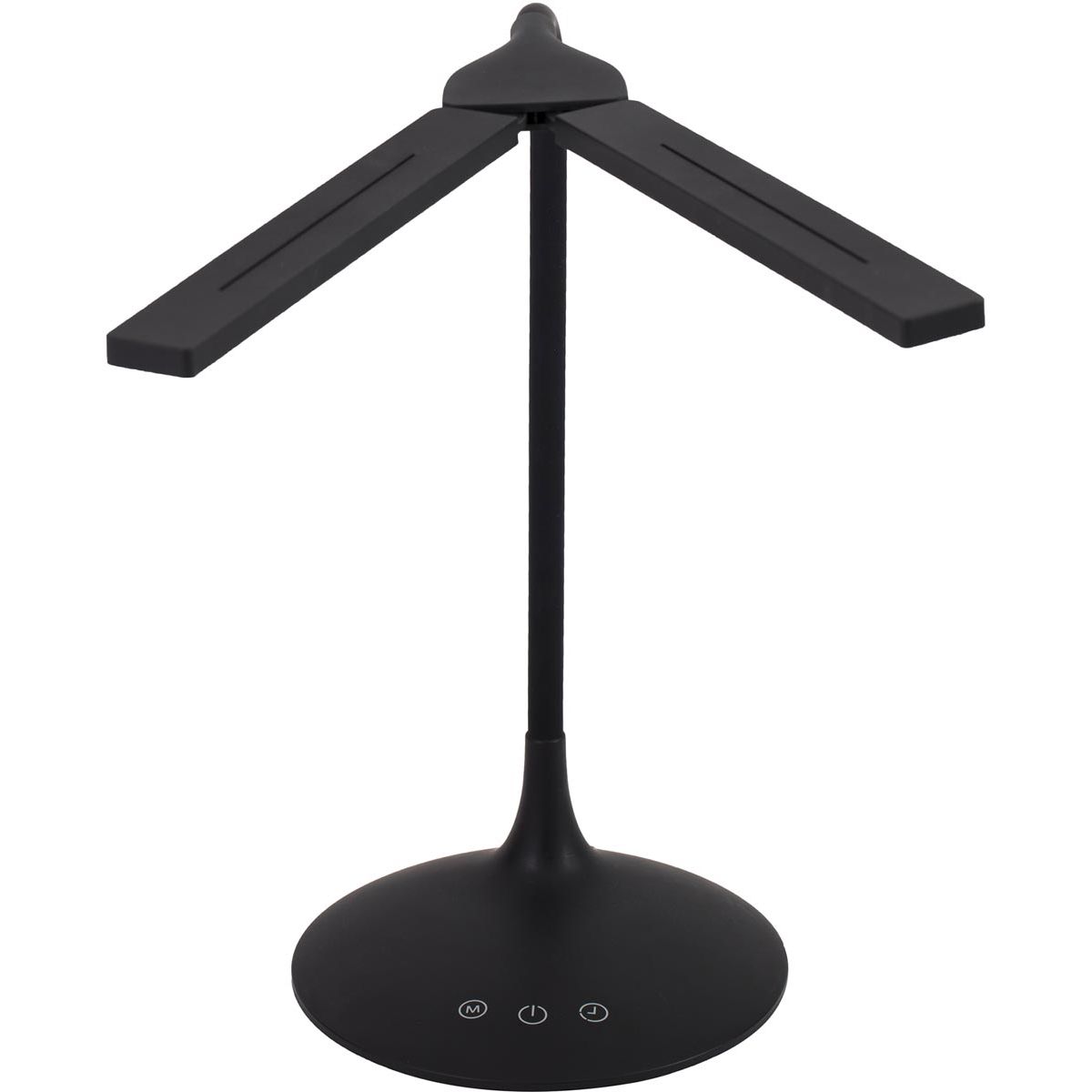 Alba -   LED draadloze LED bureaulamp Twin, zwart