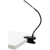 Alba - LED wireless LED desk lamp Clip, with clamp, black