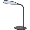Alba - Smarte LED-Schreibtischlampe, mit QI-Ladegerät, schwarz