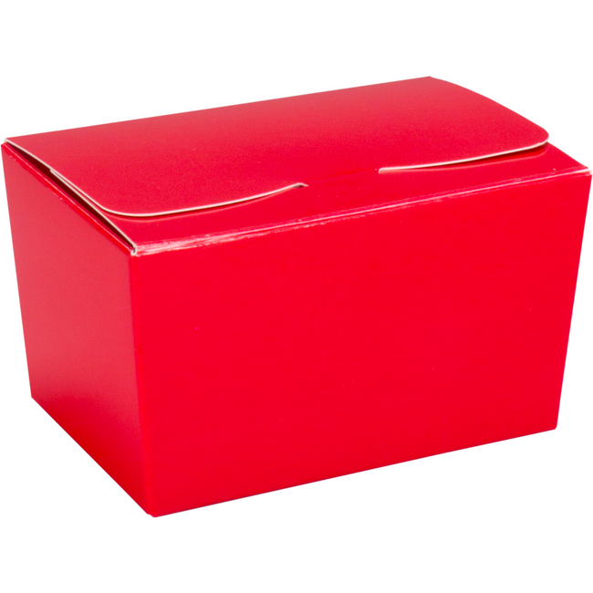 Depa - Ballotin | karton + PP | 150gr | 89x60x55mm | rood/goud | 50 stuks