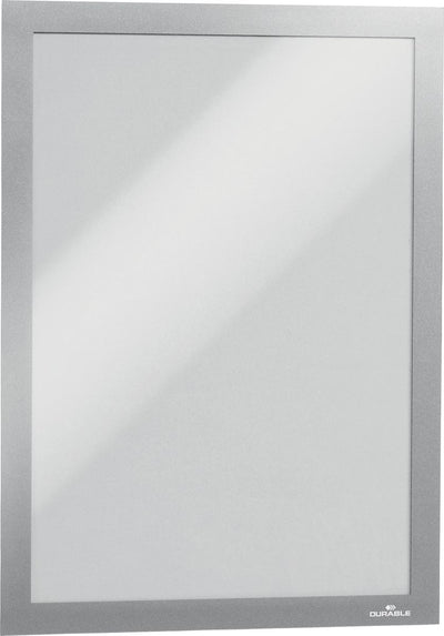 Durable - Duraframe A4 silver, in hangable pouch
