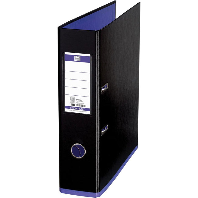Oxford - MyColour binder, size A4, made of cardboard, spine of 8 cm, black-purple