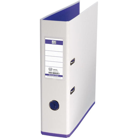 Oxford - MyColour binder, size A4, made of cardboard, spine of 8 cm, white-purple