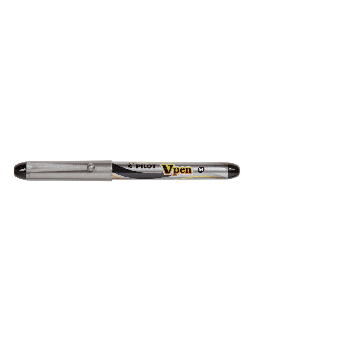 Pilot -  Vulpen  vpen m zilver zwart | 12 stuks