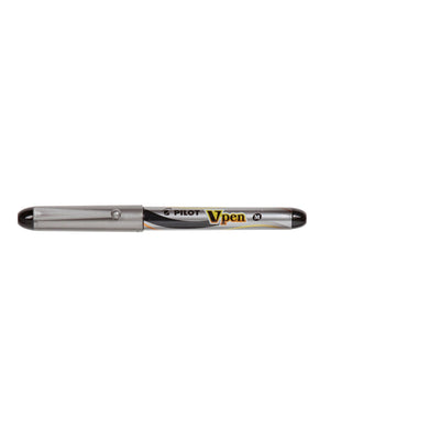 Pilot -  Vulpen  vpen m zilver zwart | 12 stuks