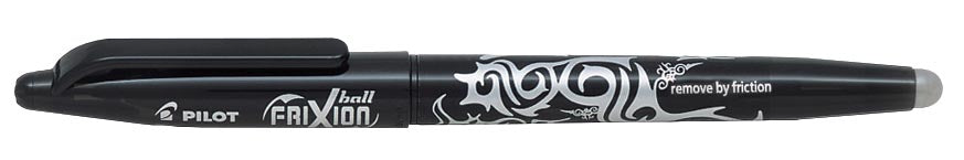Pilot -  Rollerpen  friXion medium zwart