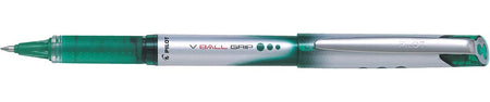 Pilot -  roller V-BALL Grip, medium punt 0,7 mm, groen