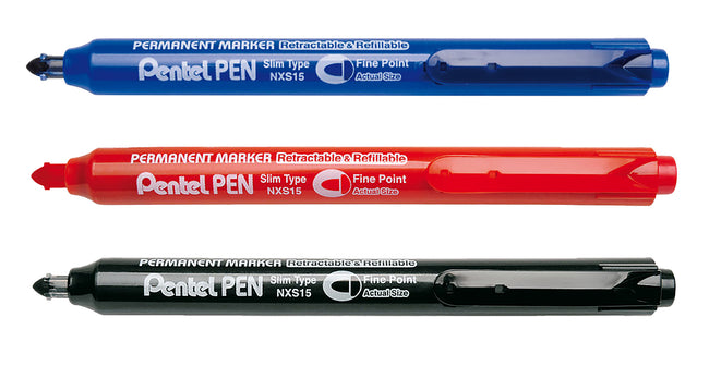 Pentel -  Viltstift  nxs15 1mm rood