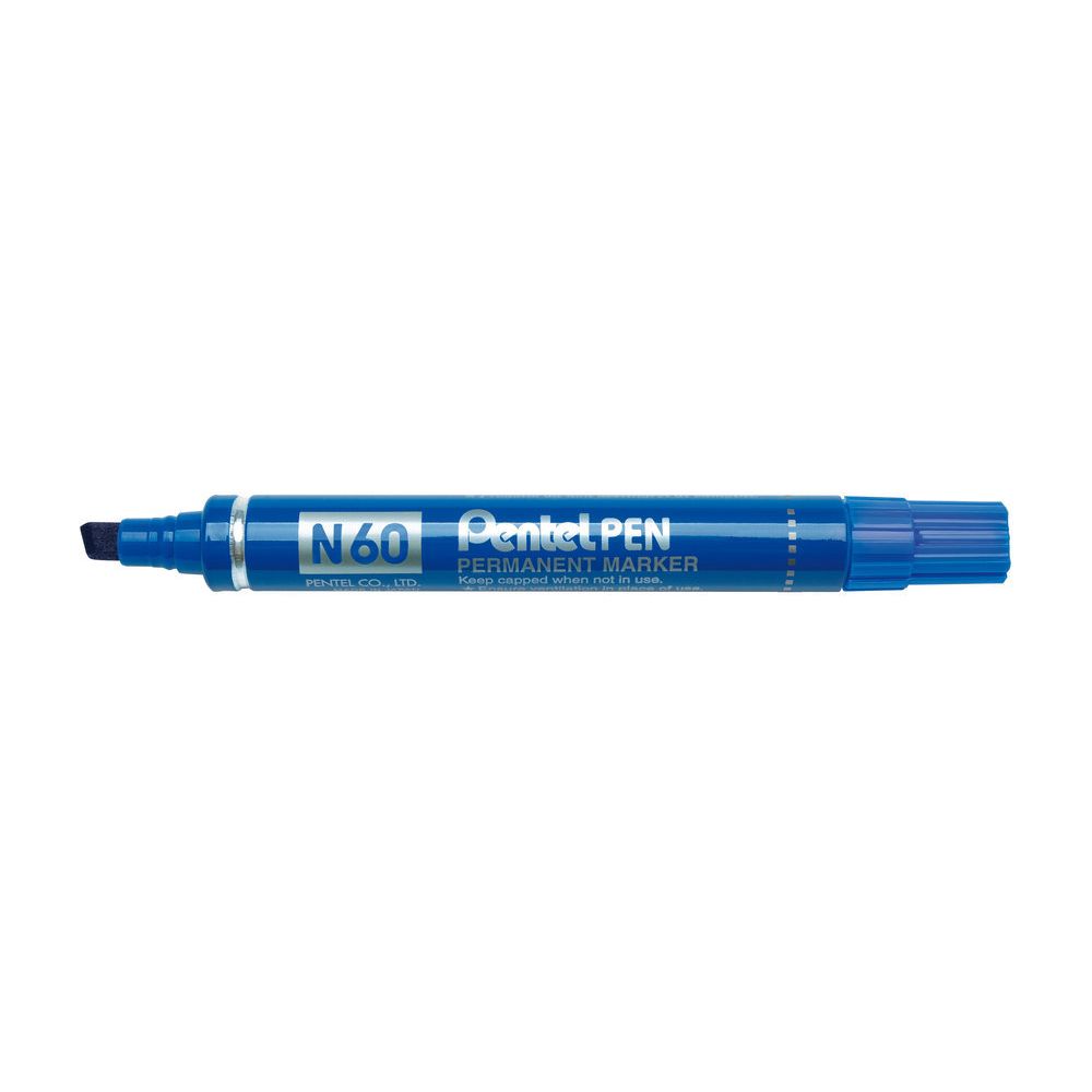Pentel -  Viltstift  n60 schuin 1.2-6mm blauw
