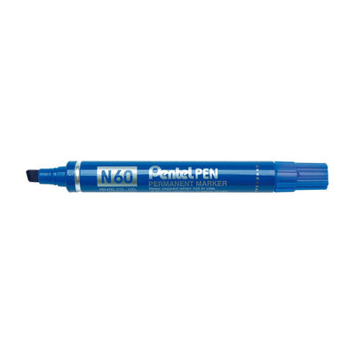 Pentel -  Viltstift  n60 schuin 1.2-6mm blauw