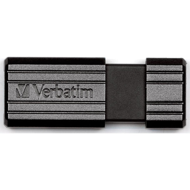 Verbatim - Verbatim PinStripe USB 2.0 stick, 8 GB, zwart