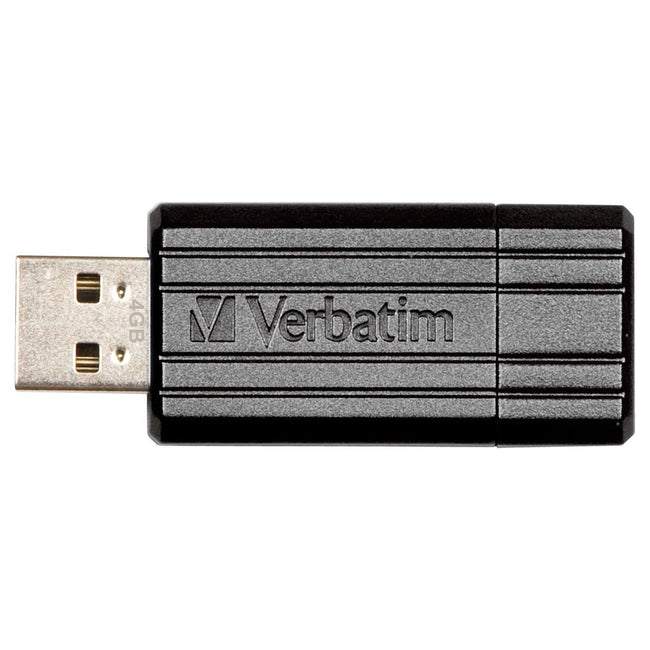 Wörtlich - wörtlicher Nadelstreifen USB 2.0 Stick, 16 GB, Schwarz