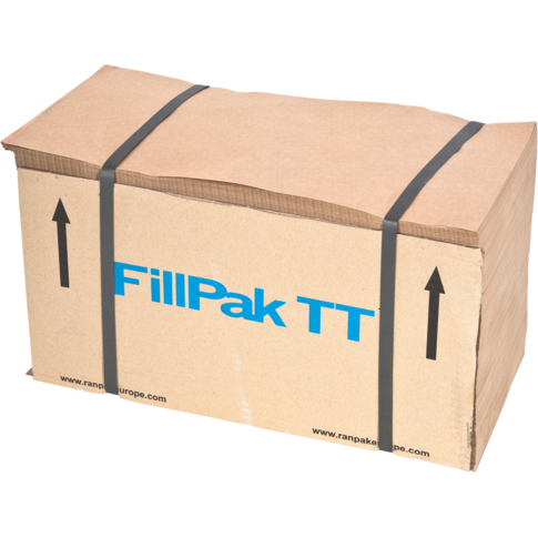 FillPak® - Vulmateriaal | TT Fanfold papier | 50gr/m² | 500m | 38.1cm | bruin