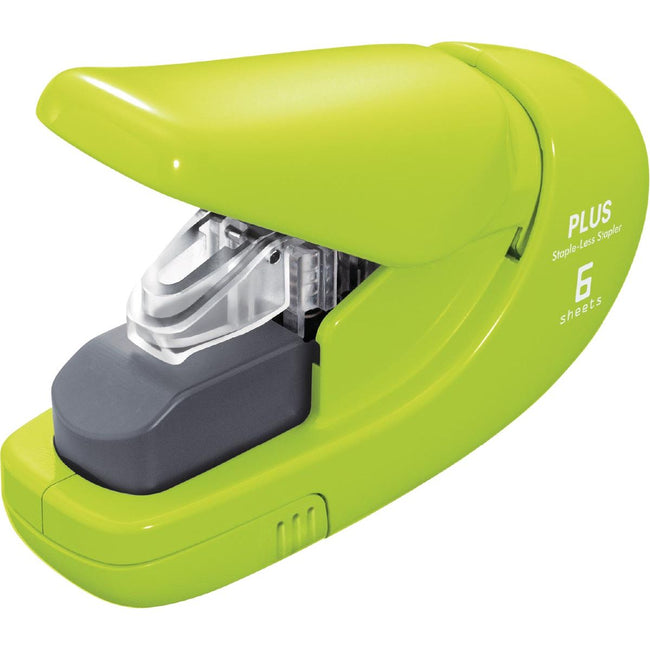Plus - klammerloser Hefter, grün