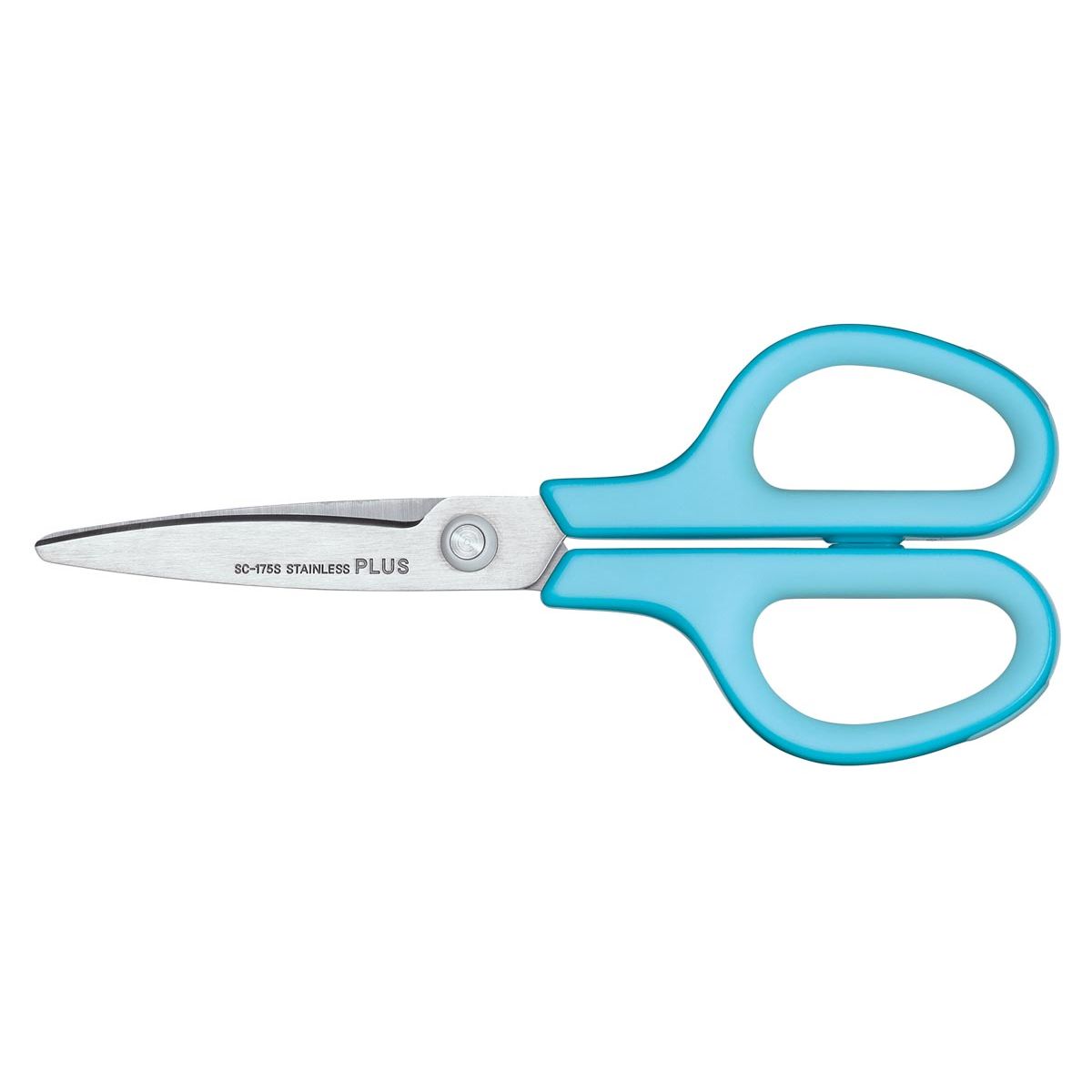Plus - Forbici FitCut Curve SMART, 17,5 cm, blu, in blister