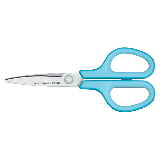 Plus - Forbici FitCut Curve SMART, 17,5 cm, blu, in blister