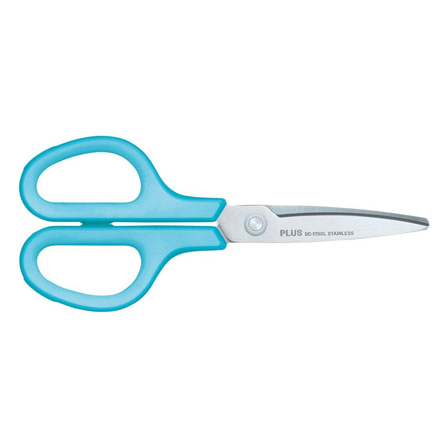 Plus - Plus FitCut Curve SMART schaar voor linkshandigen, 17,5 cm, blauw, op blister