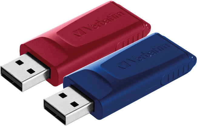 Wörtlich - wörtlich USB 2.0 Slider USB Stick, 32 GB, Packung mit 2 Teilen