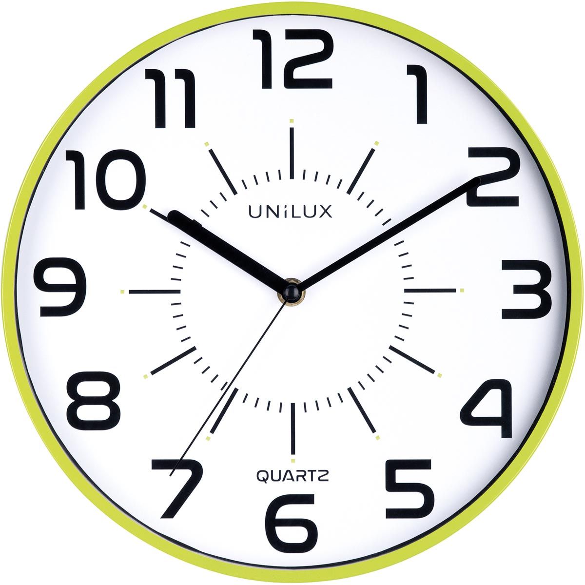 Unilux - Orologio da parete Pop, diametro 30 cm, verde
