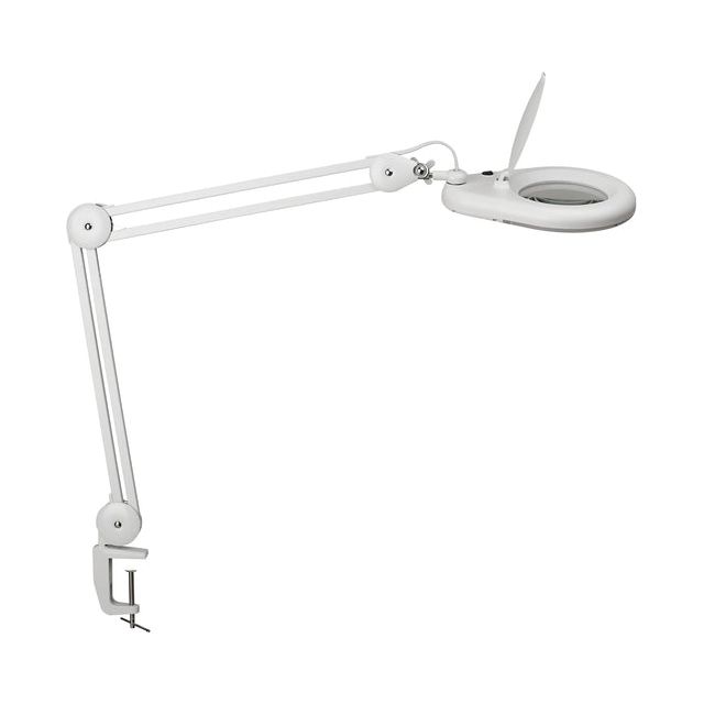 Maul - Bureaulamp Maul Viso Loep LED Clamp White | 1 pièce