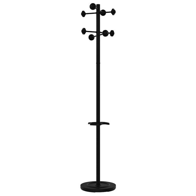 Unilux - Rack de manteau Accueil Standing Black | 1 pièce