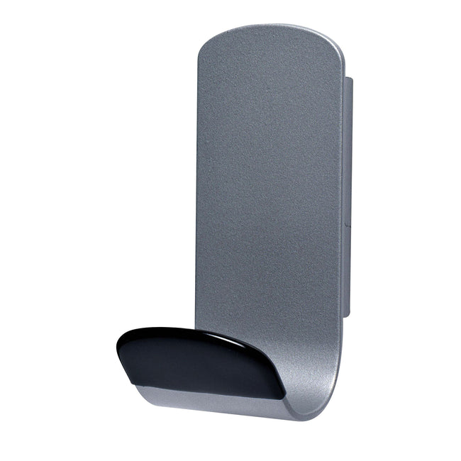 UNILUX - Kleiderhakenmagnet Steely 1 Haken grau