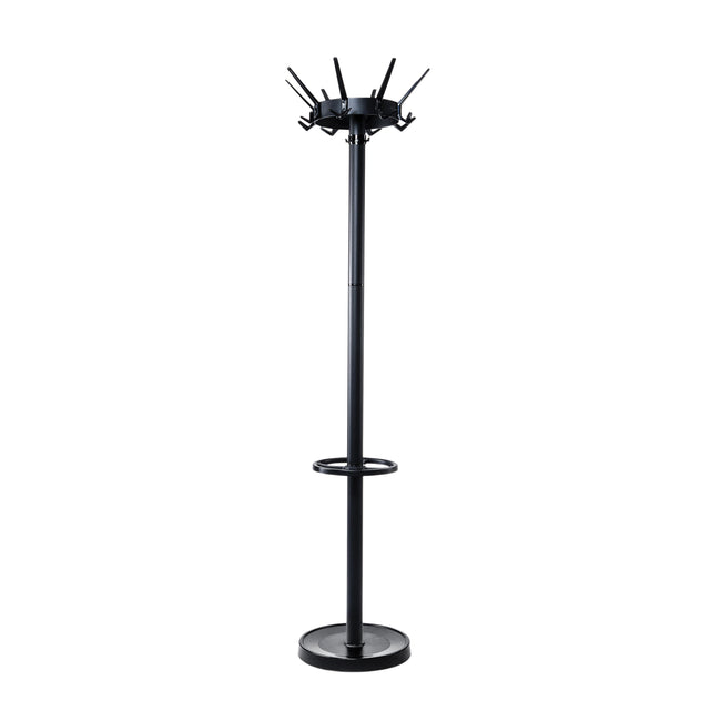 Maul - Appendiabiti Caligo da terra 175 cm 32 ganci nero RAL9004