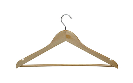 MAUL - Perchas de madera 450x220 mm haya 8 piezas