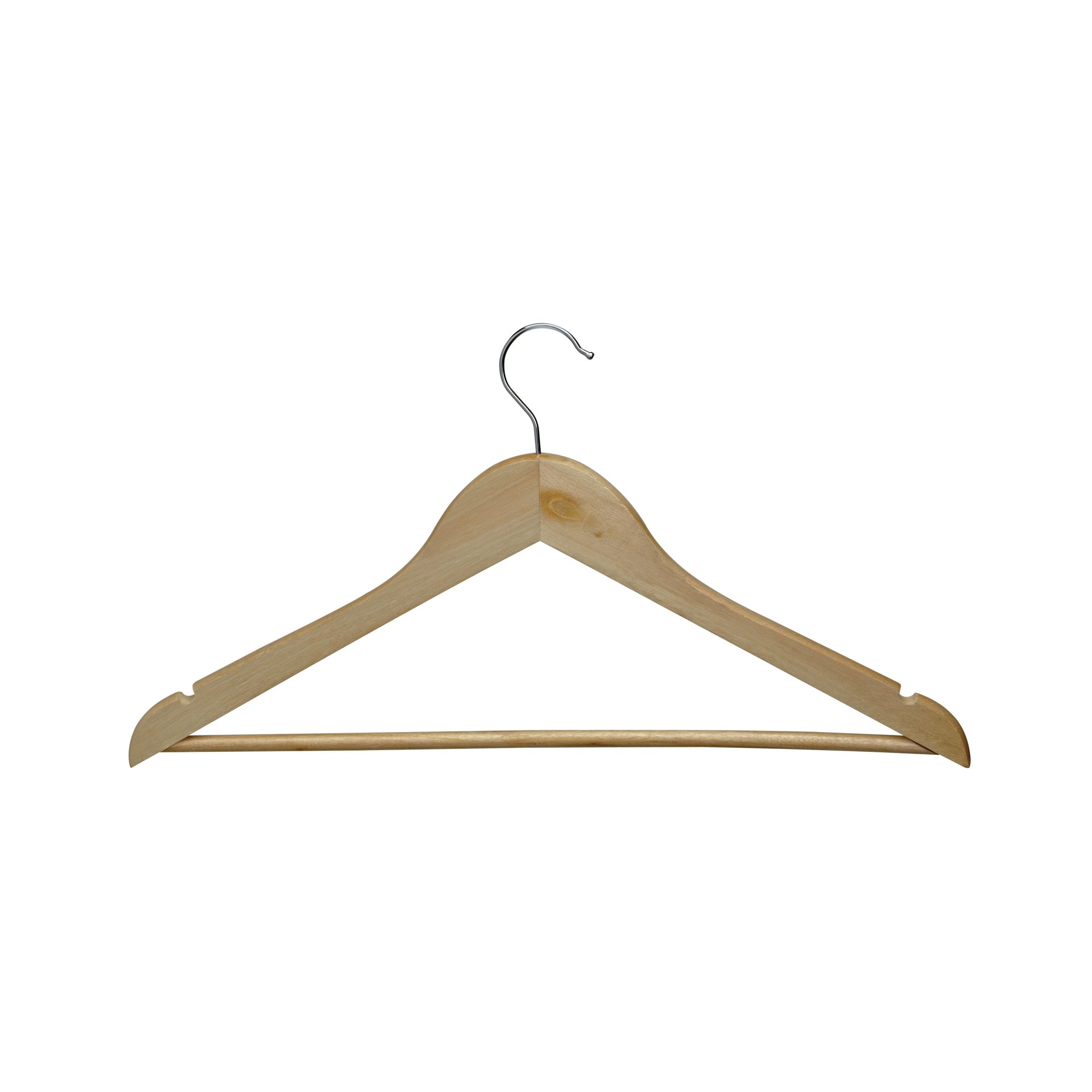 MAUL - Wooden clothes hanger 450x220mm beech 8 pieces
