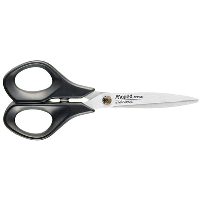 Maped Office -  schaar Advanced, ft 17 cm, rechts, scherpe punt, RVS, zwart, blister van 1 stuk