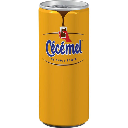 Cécémel - cioccolato al latte, lattina da 25 cl, confezione da 24 pezzi