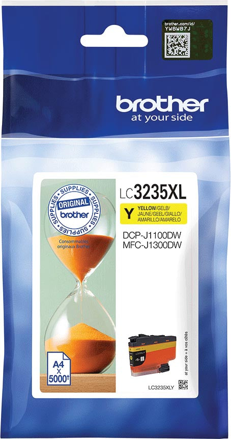 Brother -  inktcartridge, 5.000 pagina's, OEM LC3235XLY, geel