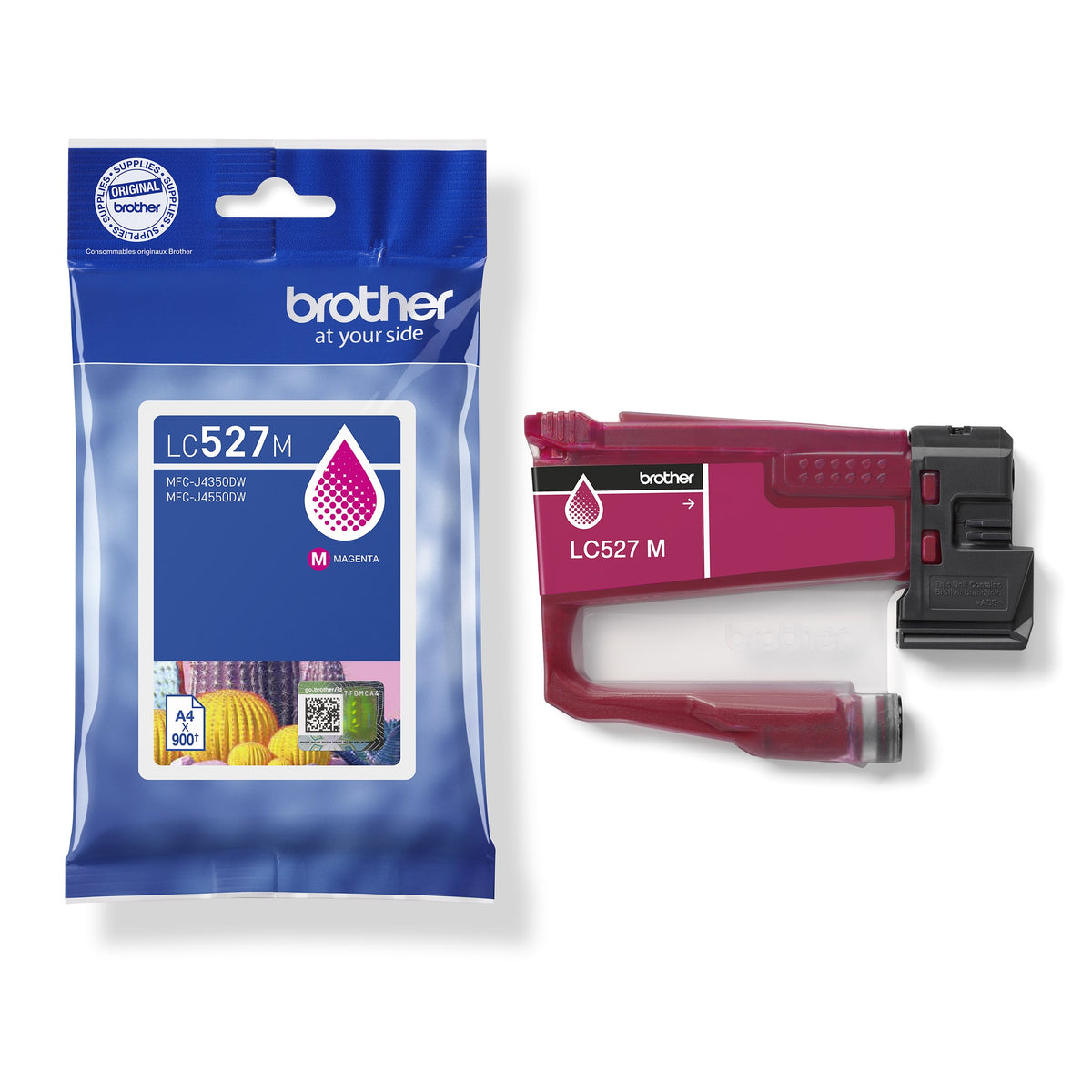 Brother -  Inktcartridge  lc-527m rood | 5 stuks