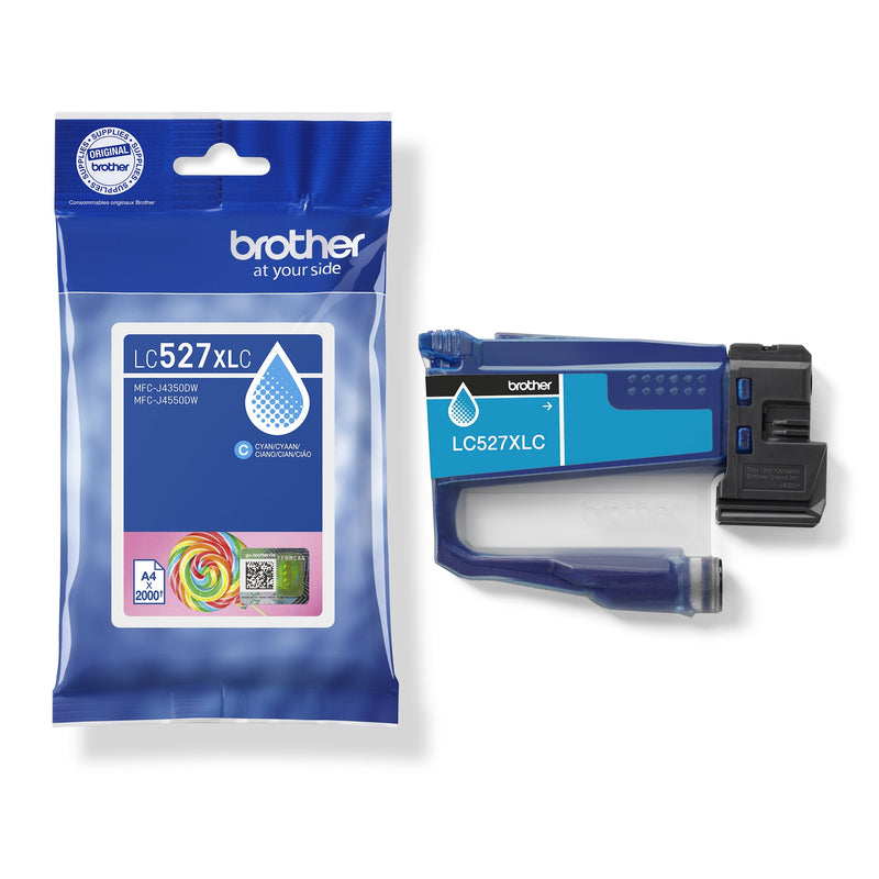 Brother -  LC527XLC inktcartridge 1 stuk(s) Origineel Hoog (XL) rendement Cyaan
