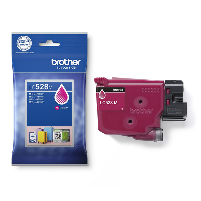 Brother -  Inktcartridge  lc-528m rood | 5 stuks