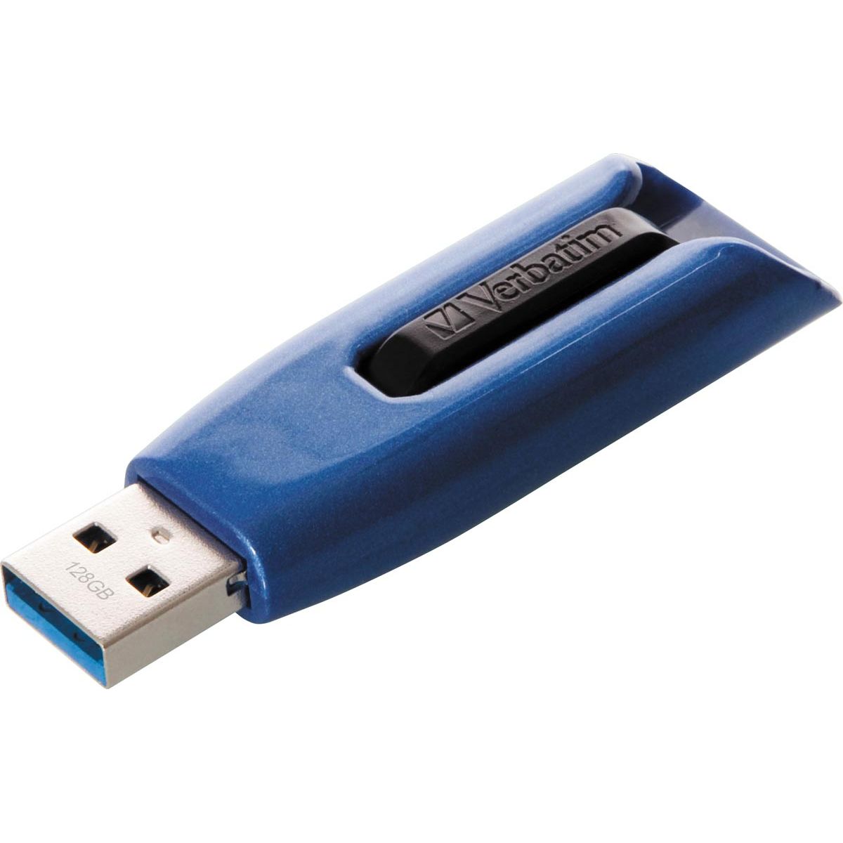 Verbatim - Verbatim V3 Max USB 3.0 stick, 128GB, blauw