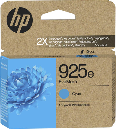 HP -  inktcartridge 925e, 800 pagina's, OEM 4K0W0PE, cyaan