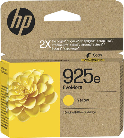 HP -  inktcartridge 925e, 800 pagina's, OEM 4K0W2PE, geel