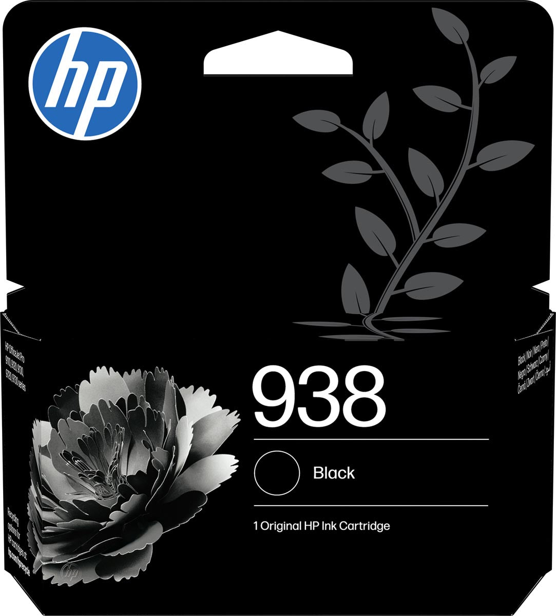 HP -  inktcartridge 938, 1.450 pagina's, OEM 4S6X8PE, zwart