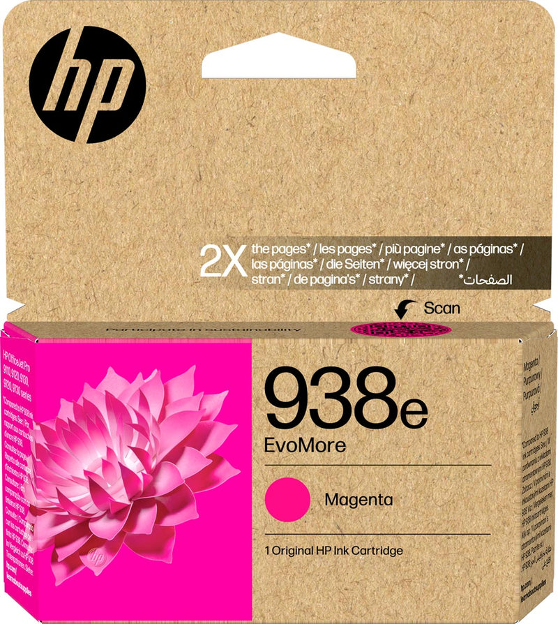 HP -  inktcartridge 938e, 1.650 pagina's, OEM 4S6Y0PE, magenta