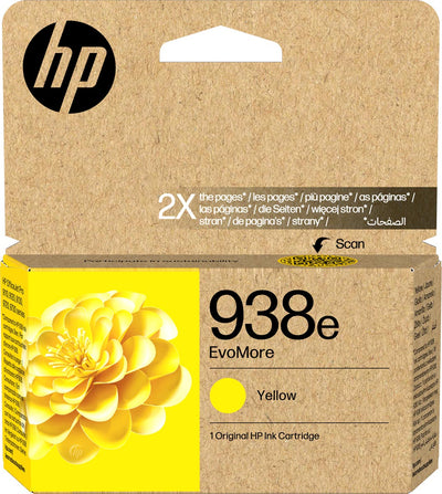 HP -  inktcartridge 938e, 1.650 pagina's, OEM 4S6Y1PE, geel