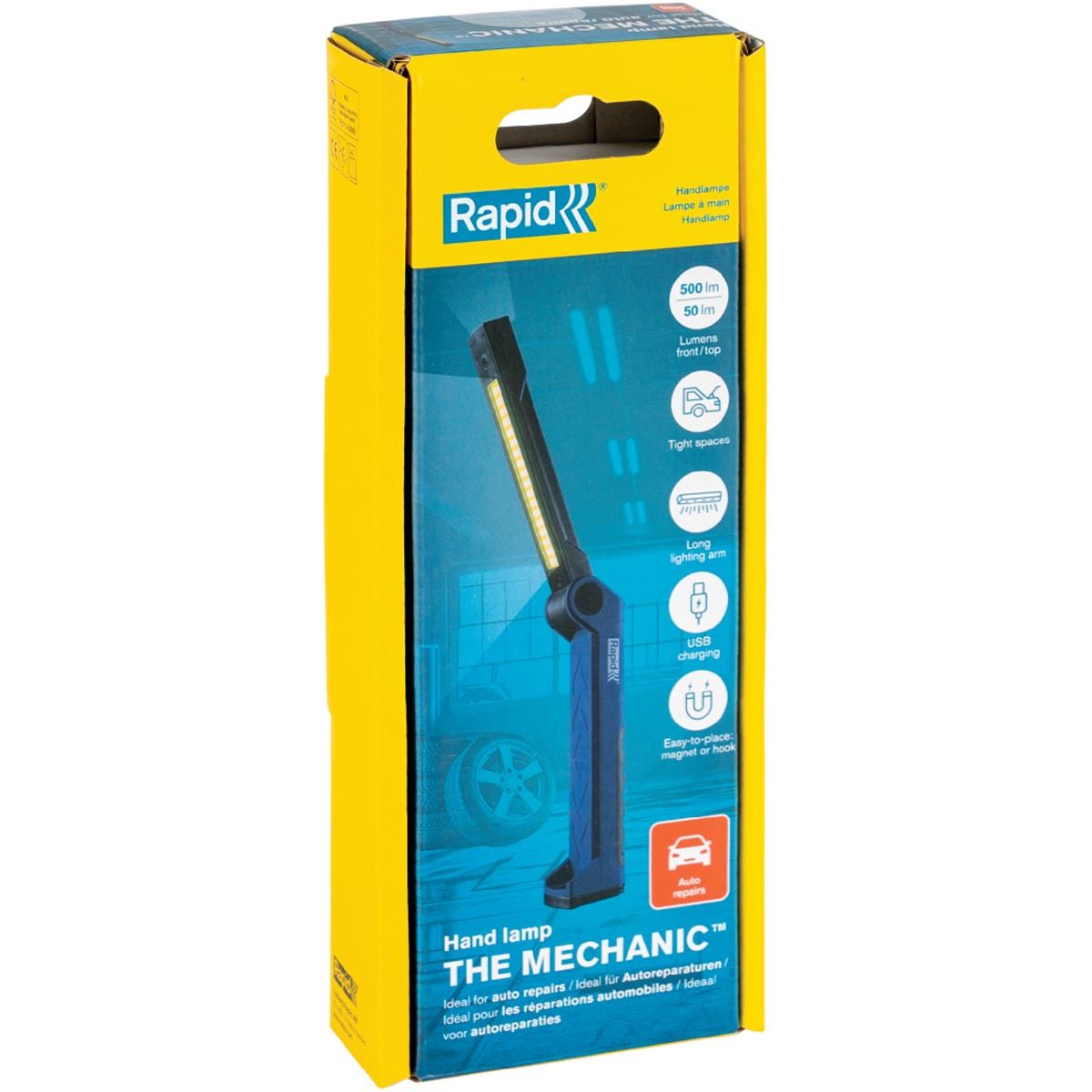 Rapid -  werklamp The Mechanic, 3,6 V, lithium-ion, ingebouwde accu