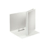 Esselte - Presentation ring binder Essentials panorama A4 2-ring D-mechanism 20mm white | 10 pieces