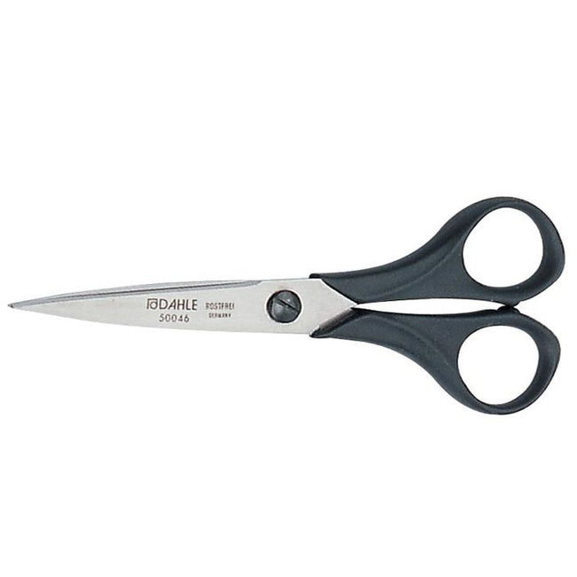 Dahle -  schaar Professional, ft 16 cm, rechts, scherpe punt, RVS, zwart, blister van 1 stuk