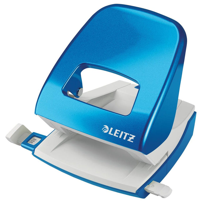 Leitz - WOW hole punch, 30 sheets, blue, on blister