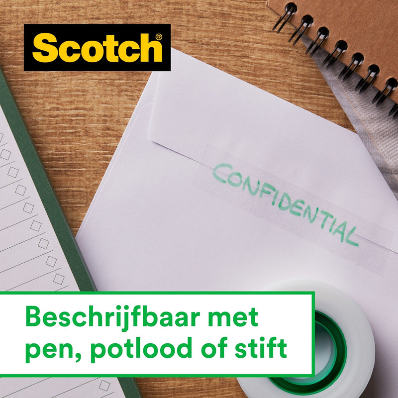 Scotch -  Plakband magic 819 19mmx25m onzichtbaar