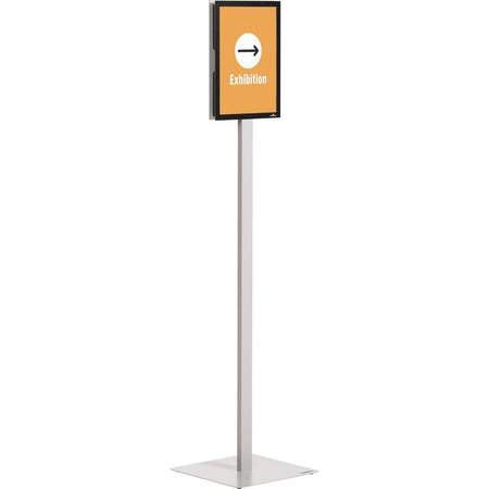 Durevole - supporto da pavimento Info Stand Basic per piedi A4
