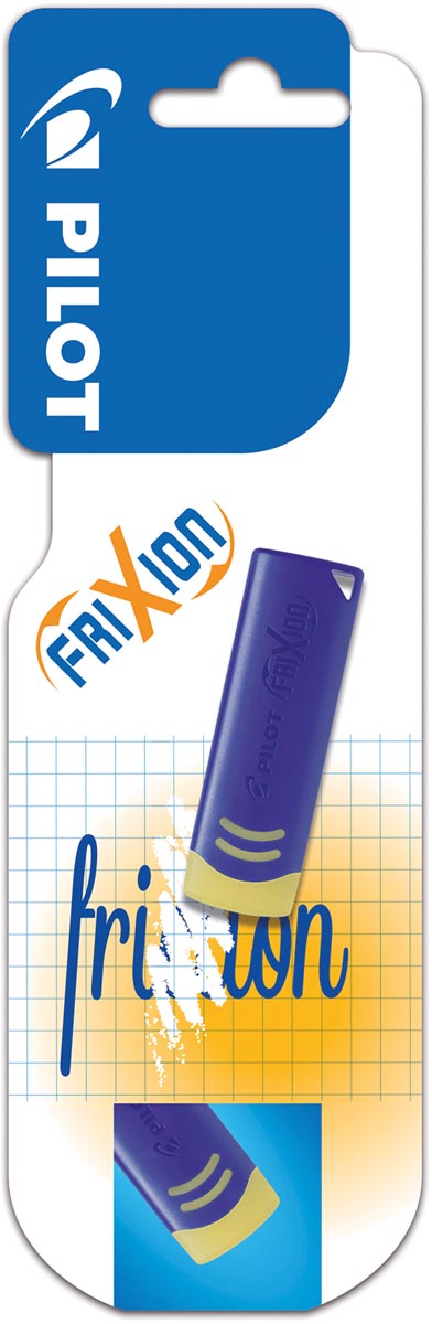 Pilot -  Frixion gum, blauw, blister van 1 stuk